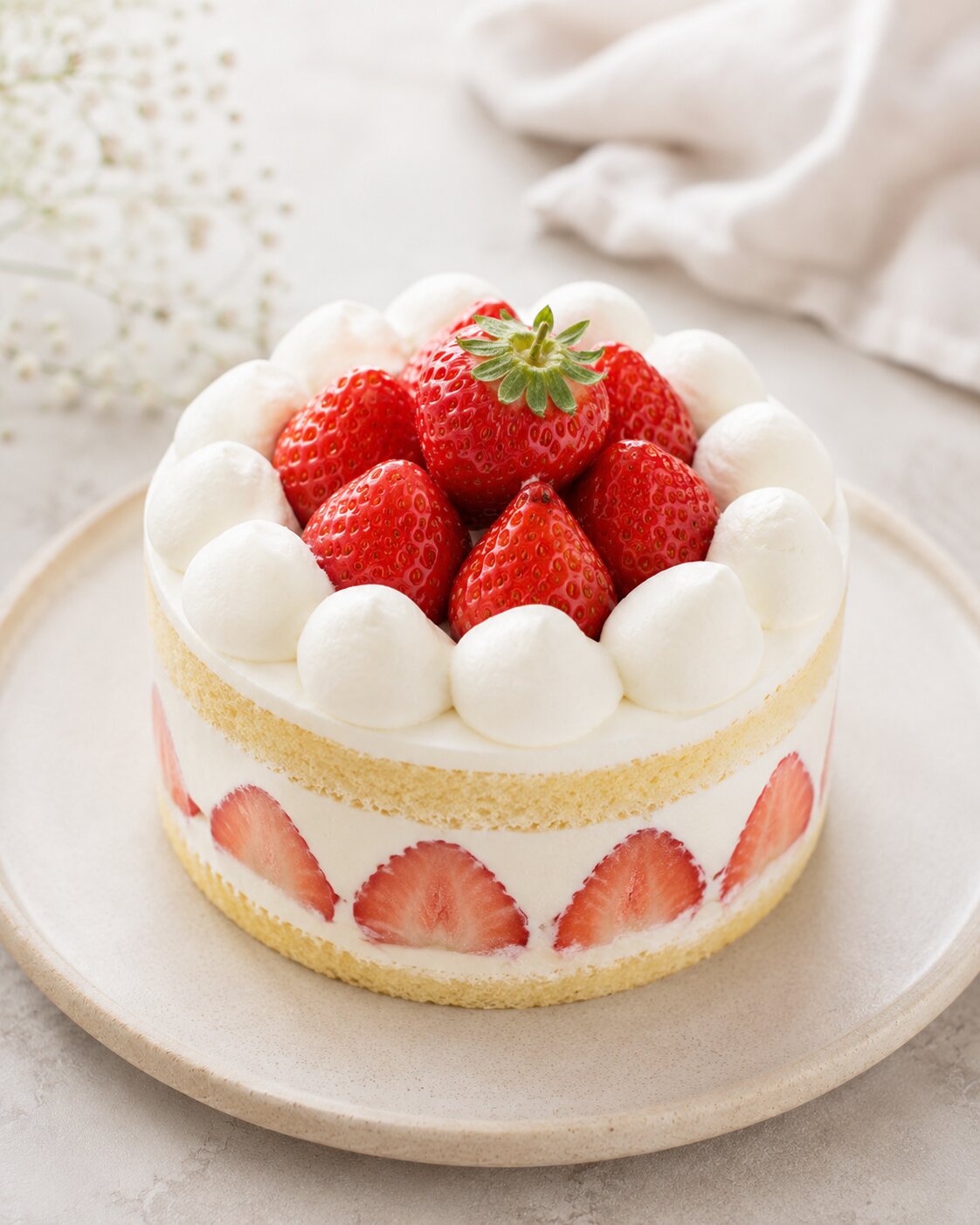 Shortcake aux fraises