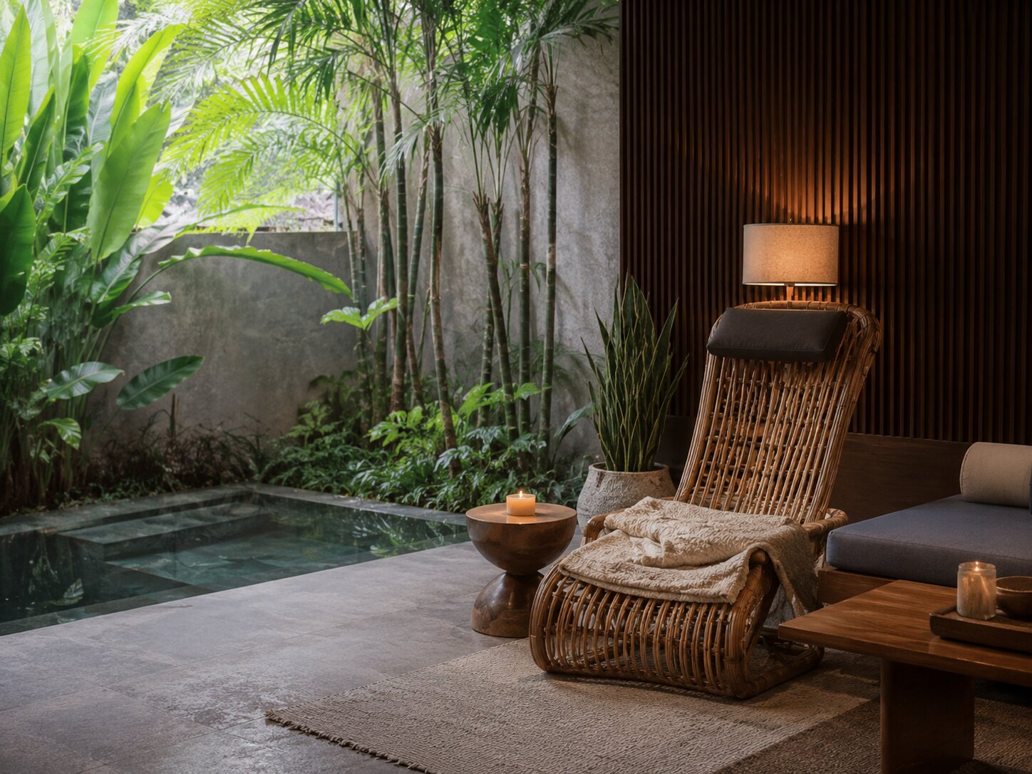 Coin détente du spa